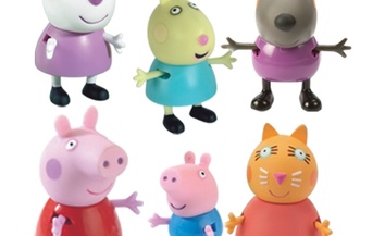 Фигурки героев мультфильма "Peppa Pig"